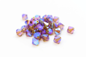5328 Swarovski Bicone 4 mm Light Smoked Topaz ABx2 20 st