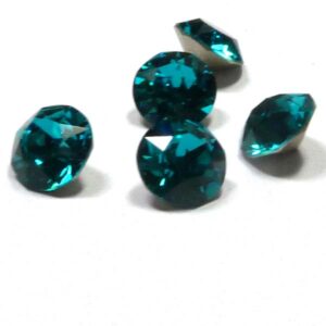 1088 Swarovski Chaton Blue Zircon SS39 8 mm