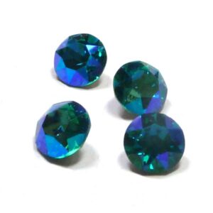 1088 Swarovski Chaton Blue Zircon Shimmer customer coating