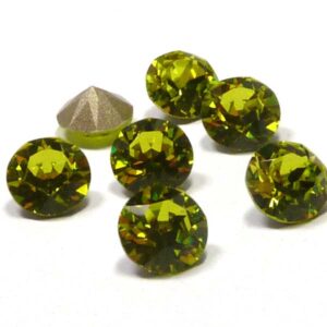 1088 Swarovski Chaton Citrus Green SS39 8 mm