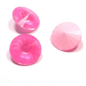 1122 Swarovski Rivoli Crystal Electric Pink Ignite 14 mm
