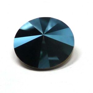 1122 Swarovski Rivoli Metallic Blue 12 mm