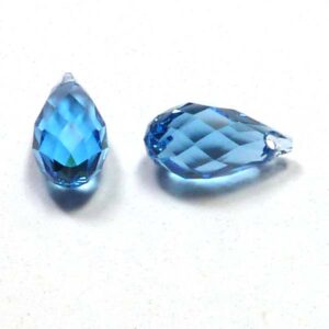 6010 Swarovski Briolette Pendant Reinvented Cool Blue 11*5,5 mm 1 st