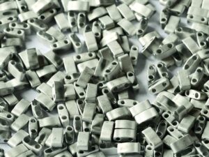 Half Tila Bead ”HTL55106” Crystal Labrador Full Matted 5*2,5*1,9 mm 5 gr