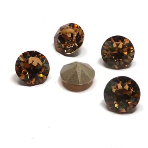 1088 Swarovski Chaton Light Colorado Topaz SS39 8 mm