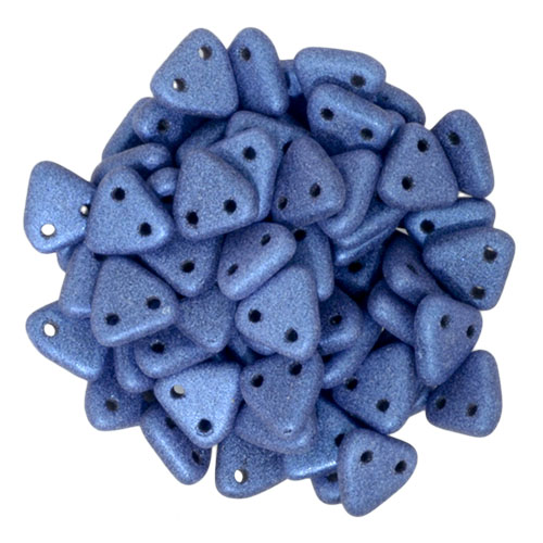 CzechMates® Triangle Suede Pastel Blue ”79031” 6 mm, 10 gr
