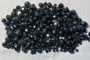 Firepolish i Jet Hematite 23980 -14400, mixade storlekar, ca 100 gr