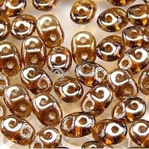 Superduo ”10230-14400” Smoked Topaz Shimmer 10 gr